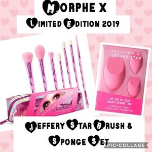 New Morphe X Jeffree Star Brush Set & Sponges